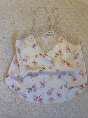 Zadig and Voltaire lace floral cami